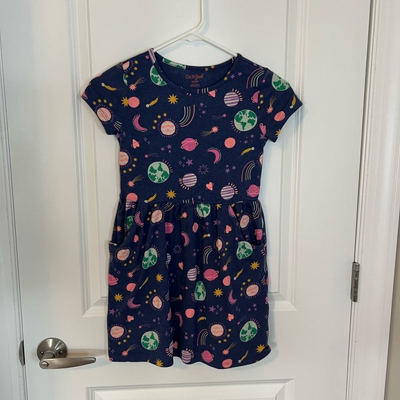 Cat & Jack Other - Cat & Jack Girls Galaxy Print Dress